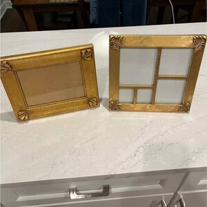Elegant Gold Photo Frame Set